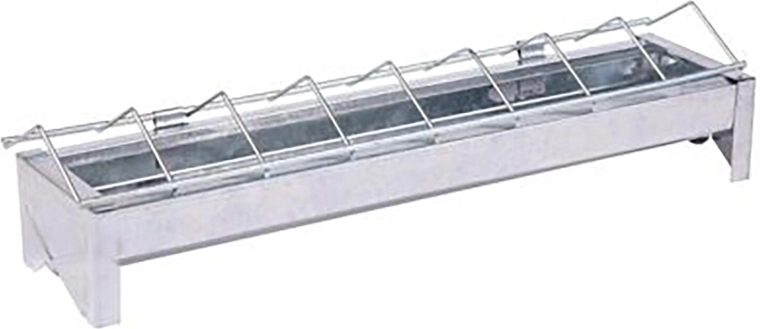 Mangeoire pour volailles 30 cm galvanisée