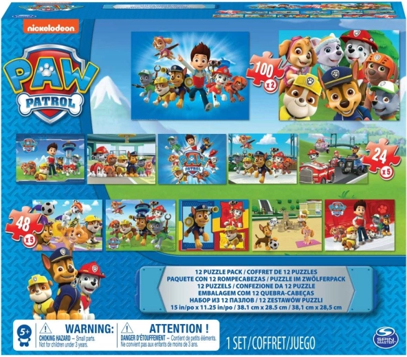 La Pat' Patrouille grands puzzles - 12 pièces