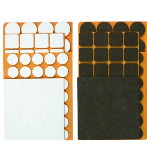 Patins en feutre autocollants pour meubles, protection des sols