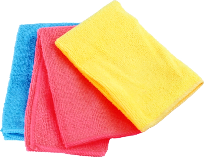 Lot de 3 chiffons en microfibre 35 × 30 cm