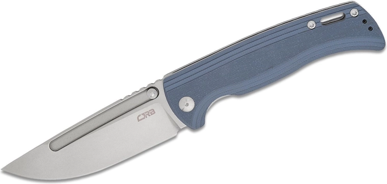 Couteau pliant CJRB Resource 10,6 cm, stonewash, G10 gris