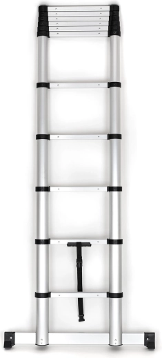 Échelle télescopique 3,2 m, en aluminium, capacité 150 kg