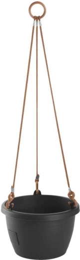 Jardinière suspendue auto-irrigante MARINA 25 anthracite