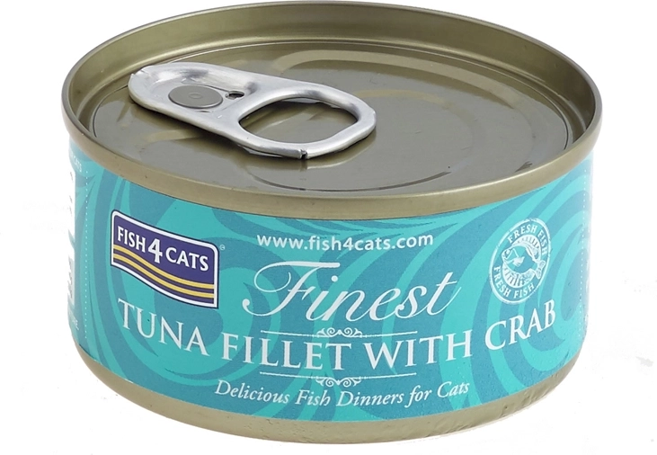 Boîte pour chat thon au crabe FISH4CATS 70 g