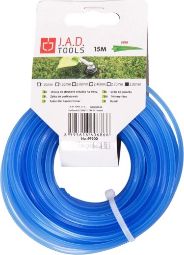 Fil pour coupe-bordures à profil étoilé 1,6 mm – 15 m