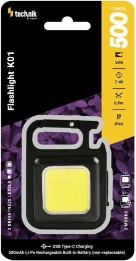 Technik MT-K01 lampe de travail Clip-Light avec LED COB et USB‑C (500 lm)