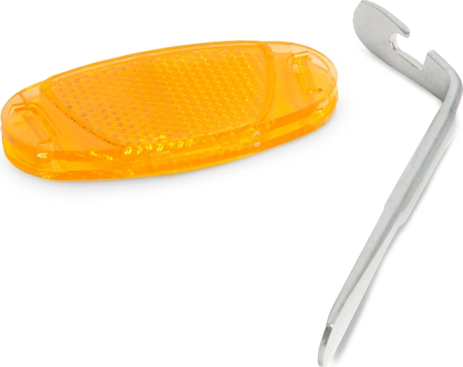 Réflecteurs orange pour rayons de vélo, 2 pièces