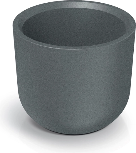 Pot de fleurs Molta Round High 60 cm gris granit