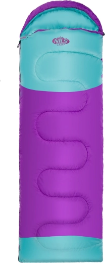 Sac de couchage NILS Camp NC2008 violet/turquoise