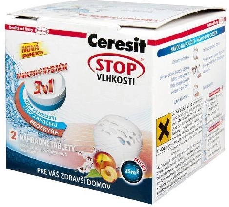 Recharge pour absorbeur d’humidité 3‑en‑1 parfum fruits CERESIT 2×300 g