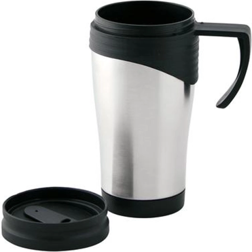 Mug isotherme en inox avec couvercle en plastique TORO 400 ml