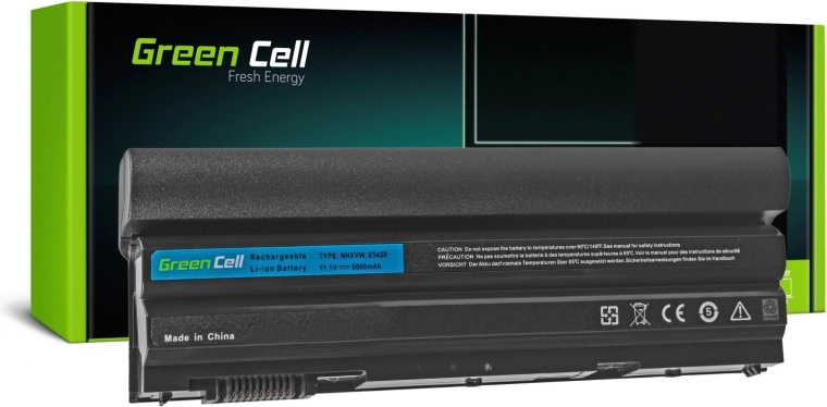 Batterie Green Cell pour Dell E5520 11,1 V 6600 mAh