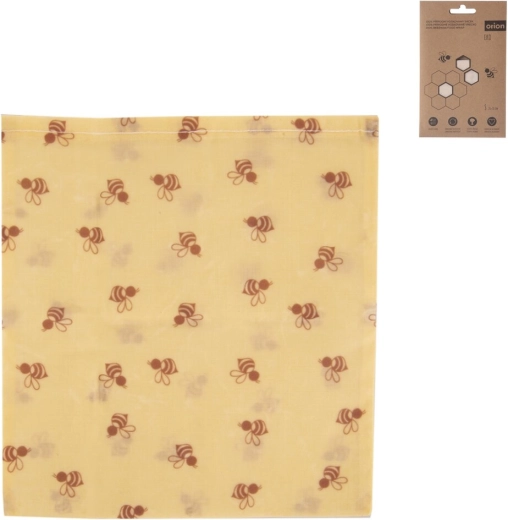 Sachet alimentaire en coton ciré 20 × 18 cm