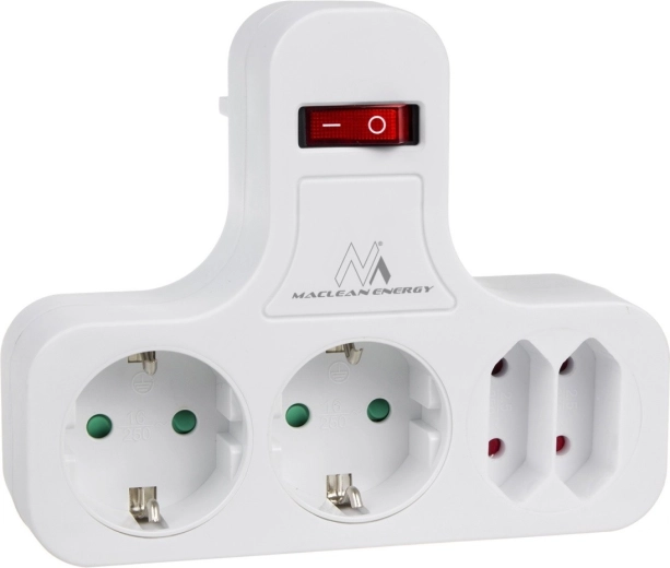 Multiprise avec interrupteur type F (Schuko) – 4 prises