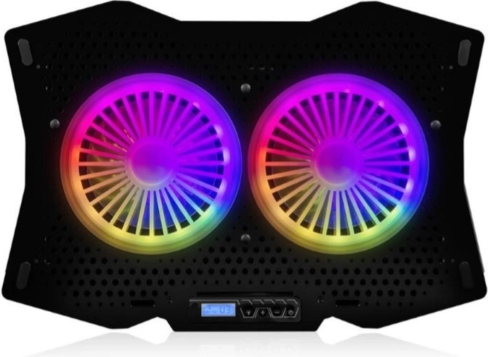 Support de refroidissement RGB Modecom Silent Fan pour ordinateur portable