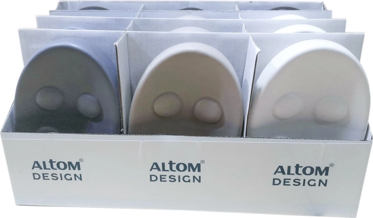 Porte-savon en dolomite pour salle de bain – assortiment de couleurs