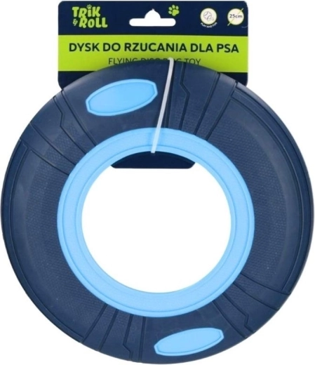 Disque volant bleu pour chien