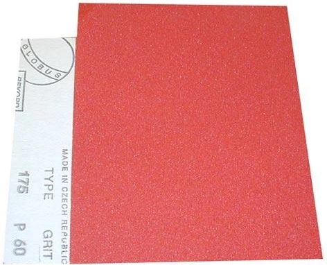 Papier abrasif pour bois, grain 80, 230 × 280 mm