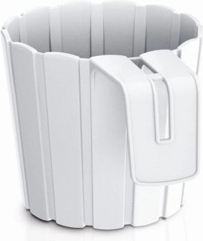 Pot de fleurs suspendu Boardee Hook blanc 14,4 cm