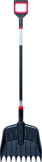 Pelle‑râteau RAKE LOADER 2 en 1, noir