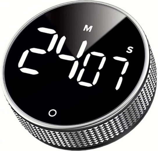 Minuteur de cuisine avec fonction chronomètre et aimants - 1 pièce
