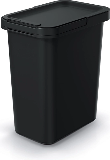 Poubelle Systema 12 l – noir recyclé