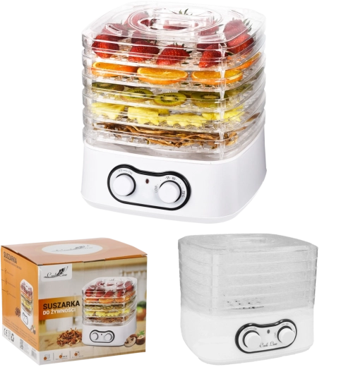 Déshydrateur alimentaire à 5 niveaux 250 W 25 × 24 × 22 cm