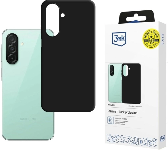 3MK Matt Case coque mate pour Samsung Galaxy A27 5G noire