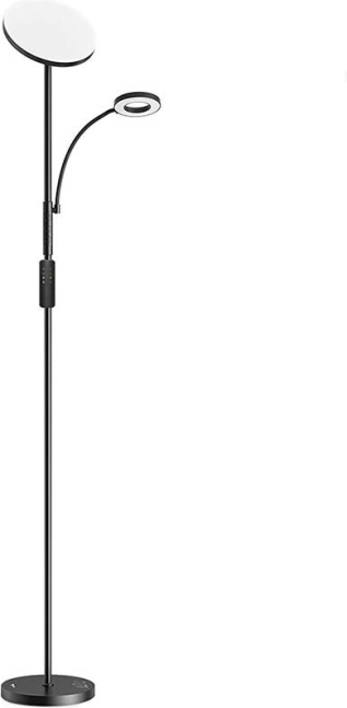 Lampadaire double avec télécommande BLITZWILL 36 W, noir