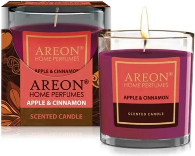 Bougie parfumée Areon Apple & Cinnamon 120 g