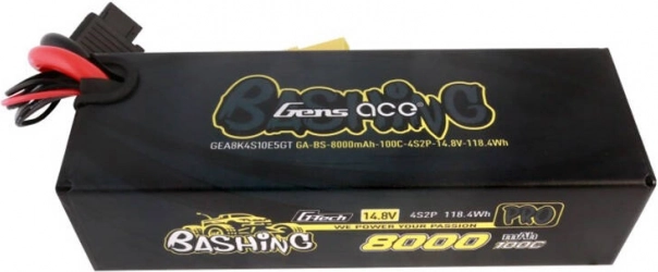 Batterie Gens Ace Bashing 8000mAh 14,8V 100C LiPo pour voitures RC