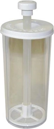 Mousseur à cappuccino manuel – plastique transparent