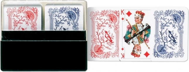 Cartes de jeu mini Piatnik dans une boîte en plastique