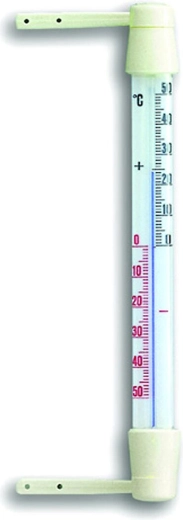 Thermomètre de fenêtre en plastique 22 cm pivotant