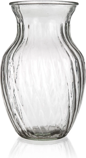 Vase en verre Molla 10 × 20 cm