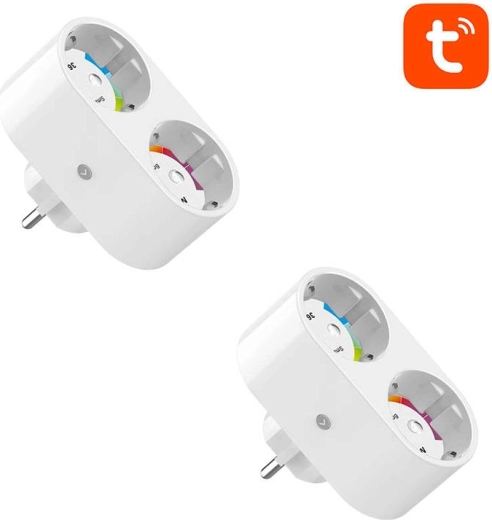 Gosund SP211 double prise intelligente Wi‑Fi (2 pcs) avec mesure de la consommation (Tuya)