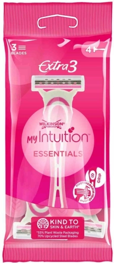 Wilkinson Extra Essentials 3 Beauty rasoir jetable, 4 pcs