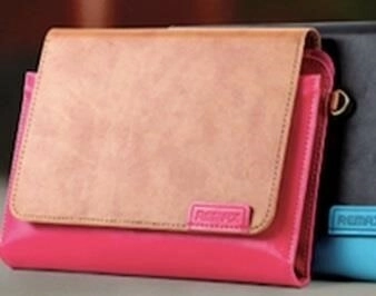 Étui en cuir pour iPad Mini (Retina) rose Remax