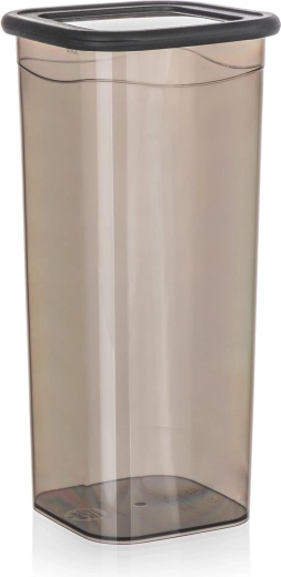 Boîte alimentaire Lissa 1,8 l carrée fumée