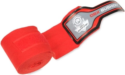 Bandes de boxe DBX Bushido Pro rouges