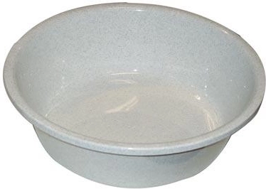 Bassine en plastique 40 cm blanche
