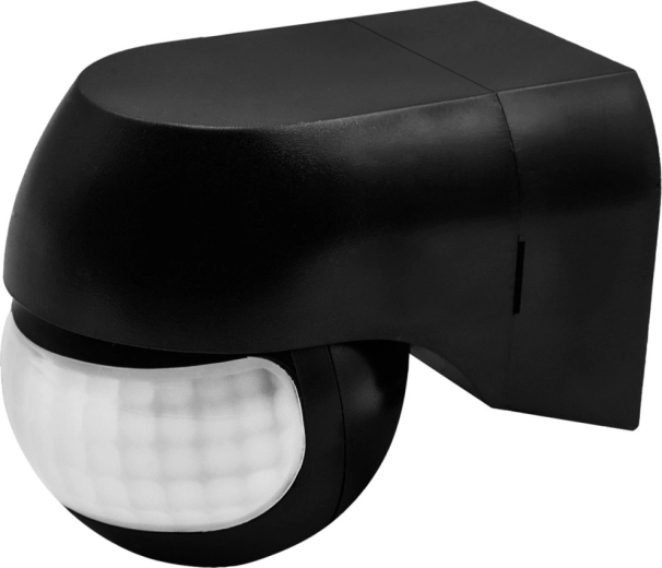 Capteur de mouvement infrarouge PIR Maclean 180° pour 12–24 V DC - 1 pièce