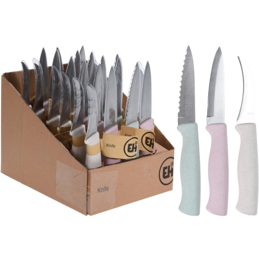 Couteaux en acier inoxydable – lot de 3 variantes