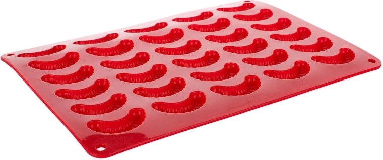 Moule en silicone pour croissants Culinaria Red 30 pièces