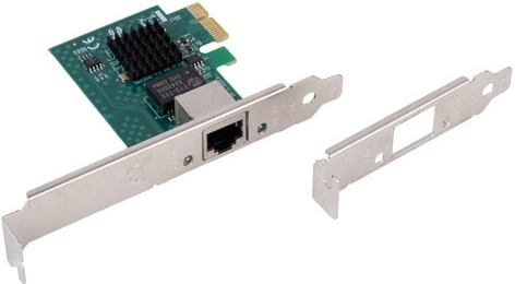 Carte réseau PCIe 2,5GbE RJ45 (PCI Express x1) avec équerre low-profile