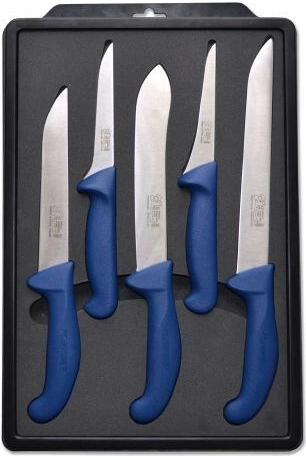 Set de couteaux de boucher professionnel TOP 5, 5 pièces