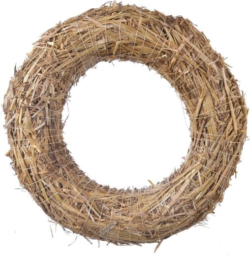 Couronne en paille 40 cm – base naturelle pour décorations