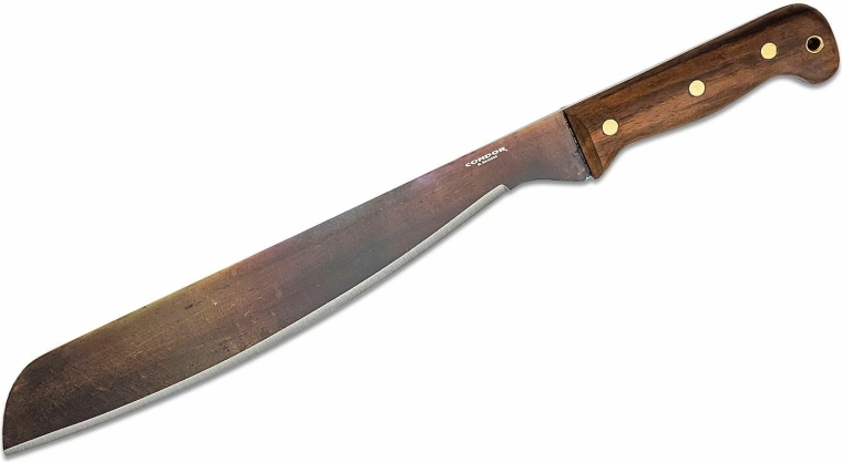 Machette Condor Australian Army 32,7 cm avec poignée en noyer et étui en toile