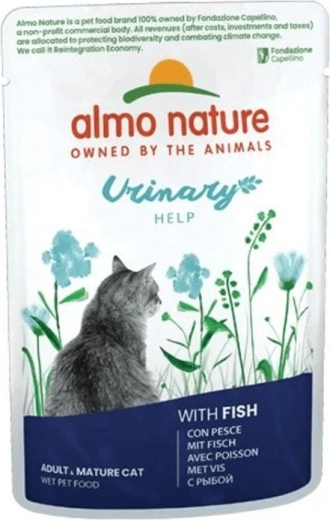 Almo Nature Urinary Help sachet pour chats au poisson 70 g