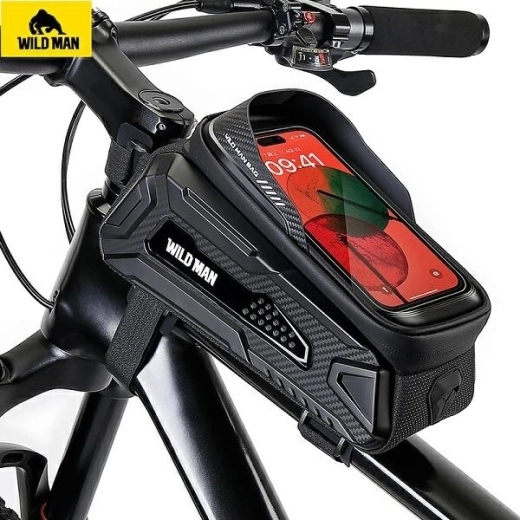 Wildman M M30 sacoche de cadre étanche pour vélo 1 l noire